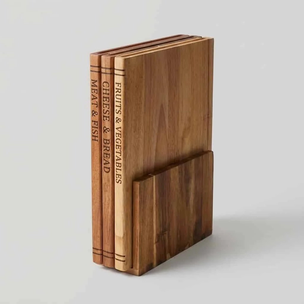 Custom wooden cutting boards for food preparation and kitchen use
